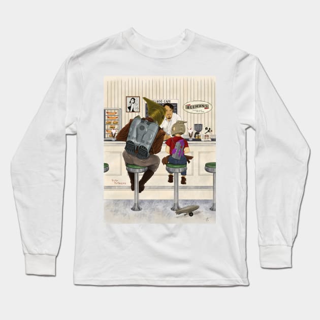 The Runaway Rocket Long Sleeve T-Shirt by Coffin Couture